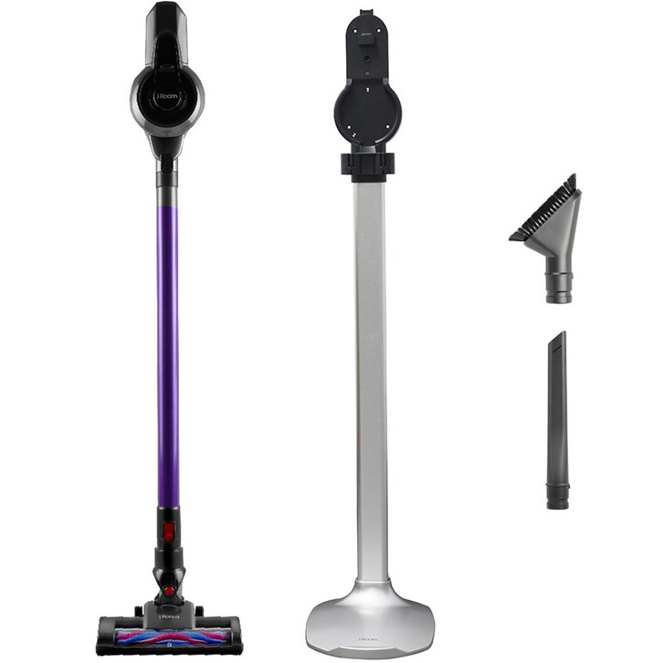 iRoom 2in1 싸이클론 무선 청소기 AST-009 PLUS + 거치대 세트, 혼합색상, AST-009 PLUS
