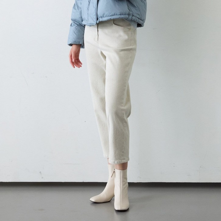 미크베 Cotton washing napping pants M4D313