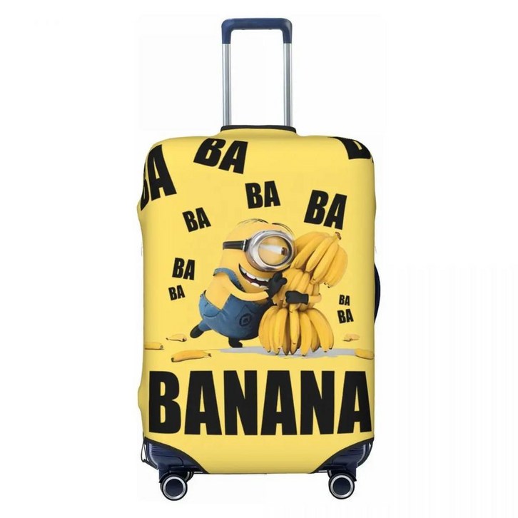 미니언 애니메이션 귀여운 가방 커버 탄성 재미 있은 만화 수하물 보호