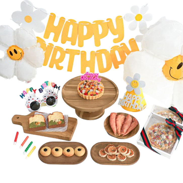 바르다펫 강아지케이크  파티용품  수제간식 생일세트 9종