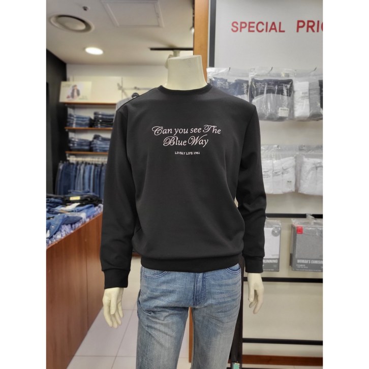 뱅뱅 가을 신상 데일리 인기 자수 맨투맨 긴팔 티셔츠