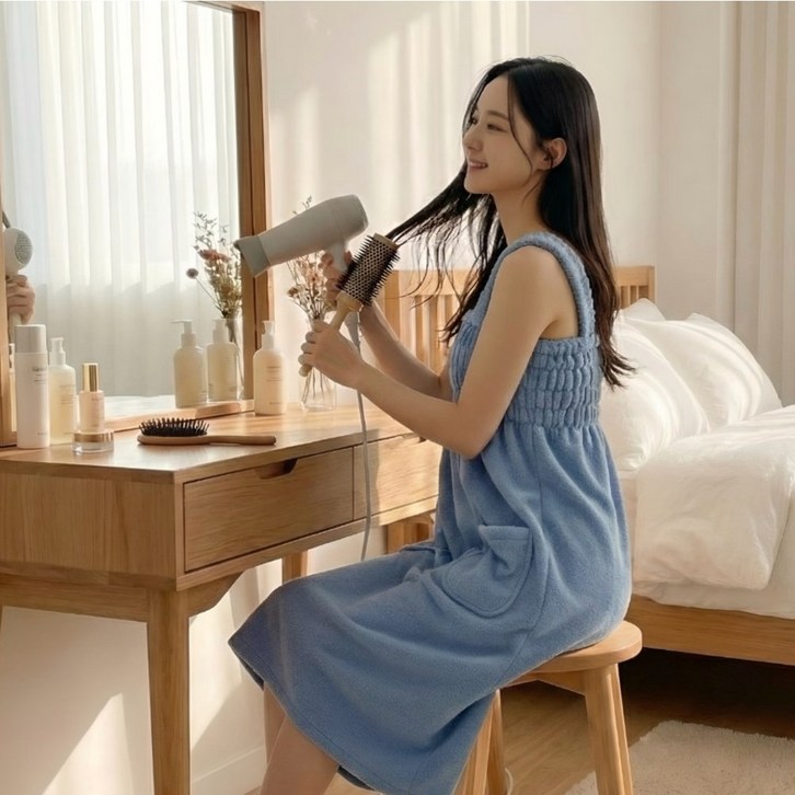 여성 샤워가운 목욕가운