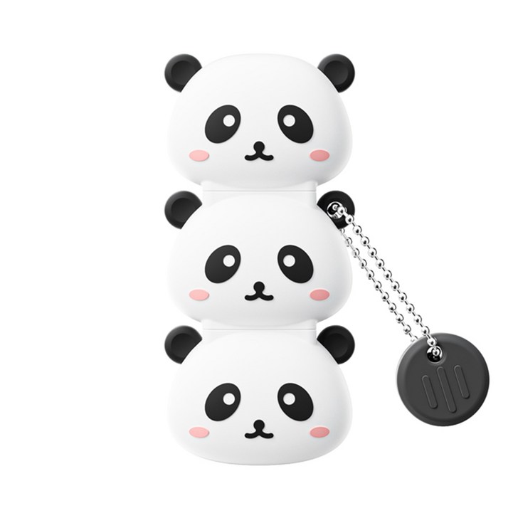 MOVESPEED YSUXM USB 메모리 150MBs USB 3.2 Gen 1 C타입 듀얼단자 귀여운 팬더 디자인 보호케이스 증정 휴대용 데이터저장, 1개, 256GB