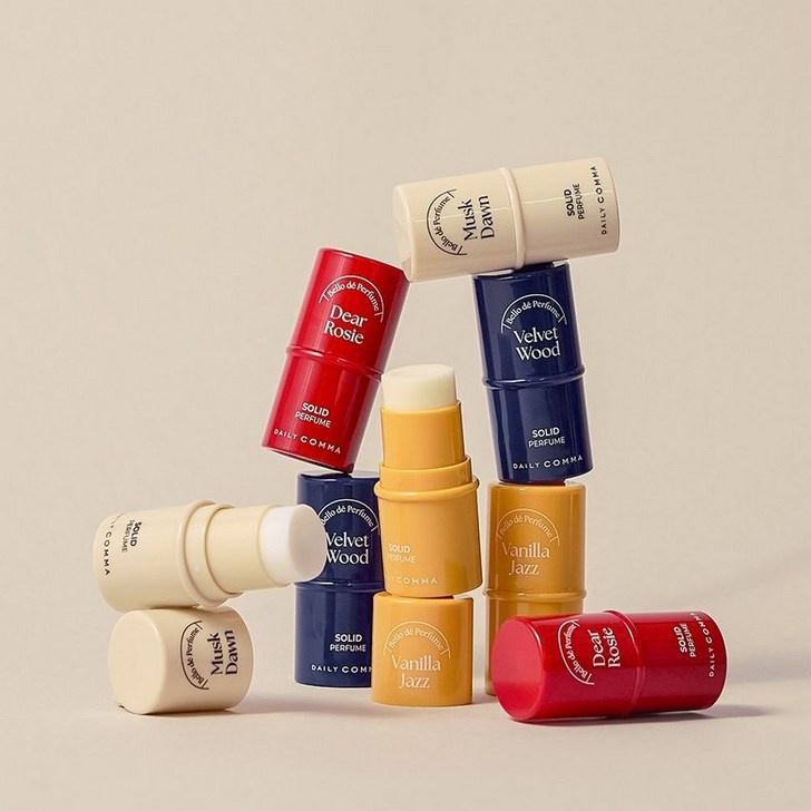 벨로 드 퍼퓸 고체 향수 4종 휴대 간편한 감성 니치향 퍼퓸밤