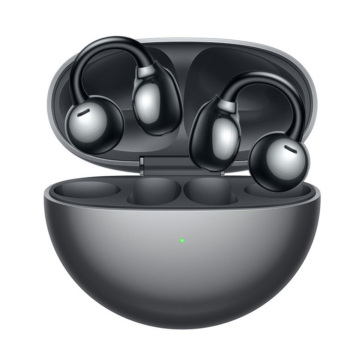 화웨이 FreeClip 블루투스 오픈형 이어폰, T0017, 블랙