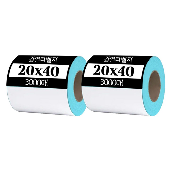 365플레이스 감열 바코드 라벨지 20 x 40 mm
