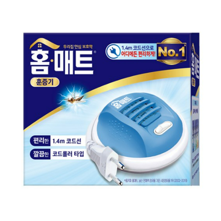 홈매트 코드롤러 훈증기 EMV107CMN, 1개