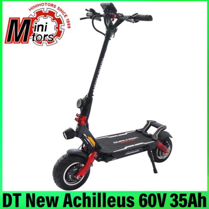 스쿠터Minimotors DT 새로운 Achilleus 60V 35Ah 배터리 1400W  2 듀얼 모터 EY4 LCD 블루투스 디스플레이