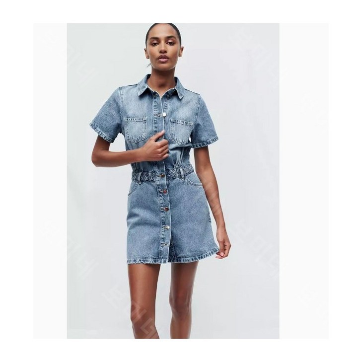 ZARA 자라 셔츠 스타일 미니 원피스 ZARA 자라 셔츠 스타일 미니 원피스