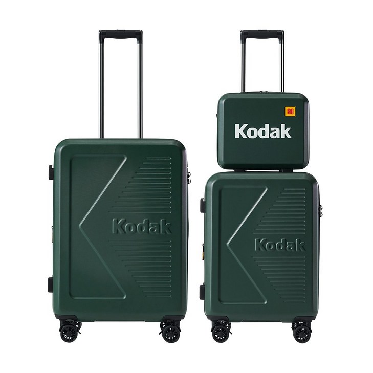 코닥 고잉 캐리어 3종 풀세트 그린 26인치20인치미니캐리어26인치 커버베이직 파우치 5종