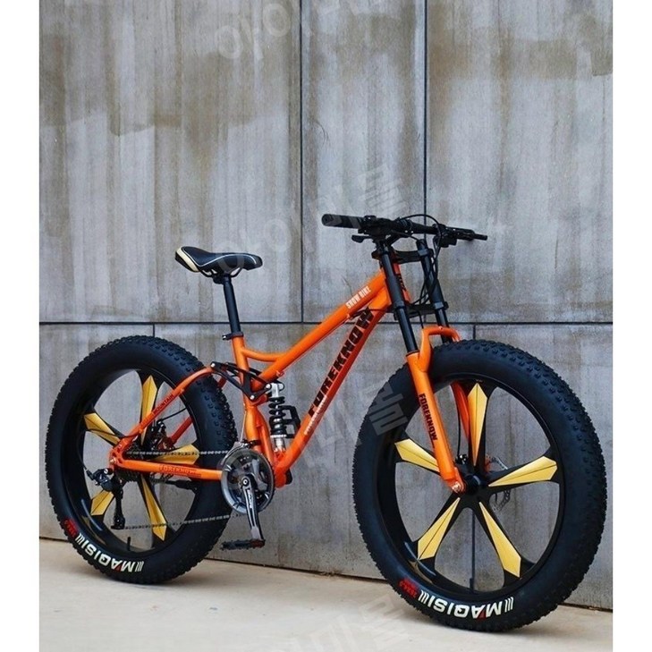 산악용 자전거 입문용 광폭타이어 로드 MTB 큰 바퀴 자전거 24인치 26인치, 시안 오발휠