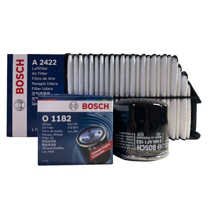 보쉬 엔진오일교환 필터 셋트 아반떼 MD 1.62.0 GDI 오일필터에어필터 O1182A2422