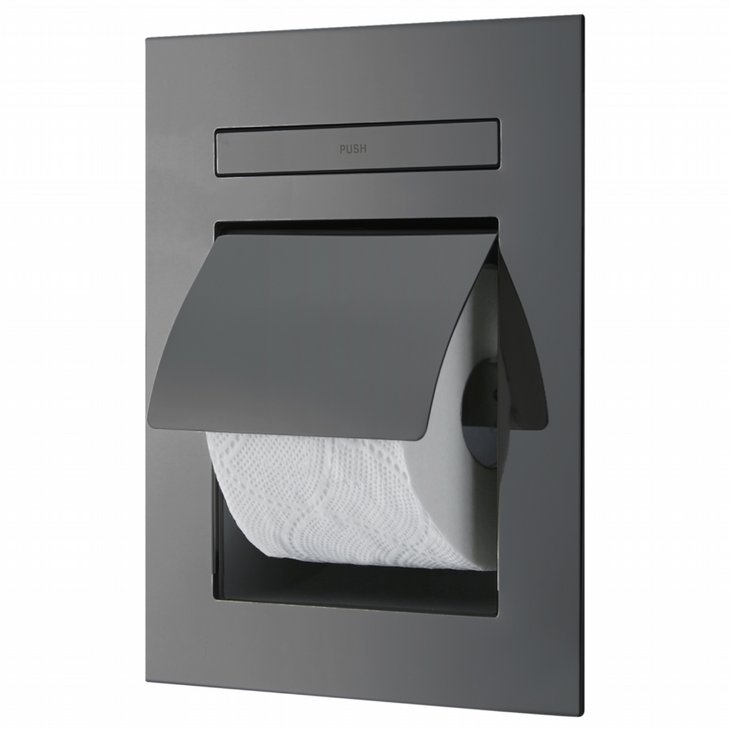 트레이 겸용 매립휴지걸이 다크그레이 블랙니켈 욕실 휴대폰 핸드폰 거치 N1208TDG N1208TDG