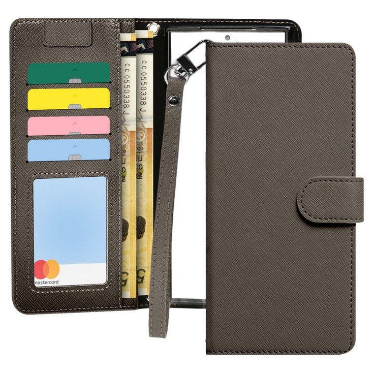 아이엔픽 사올린 소가죽 지갑 다이어리 휴대폰 케이스