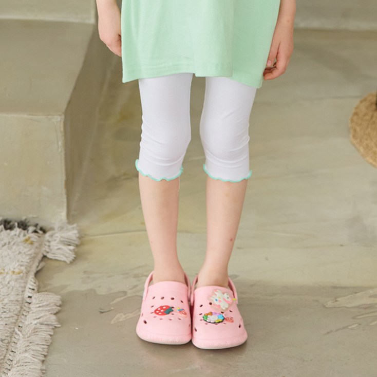 유라비 여아용 엘프 프릴 7부 모달 레깅스