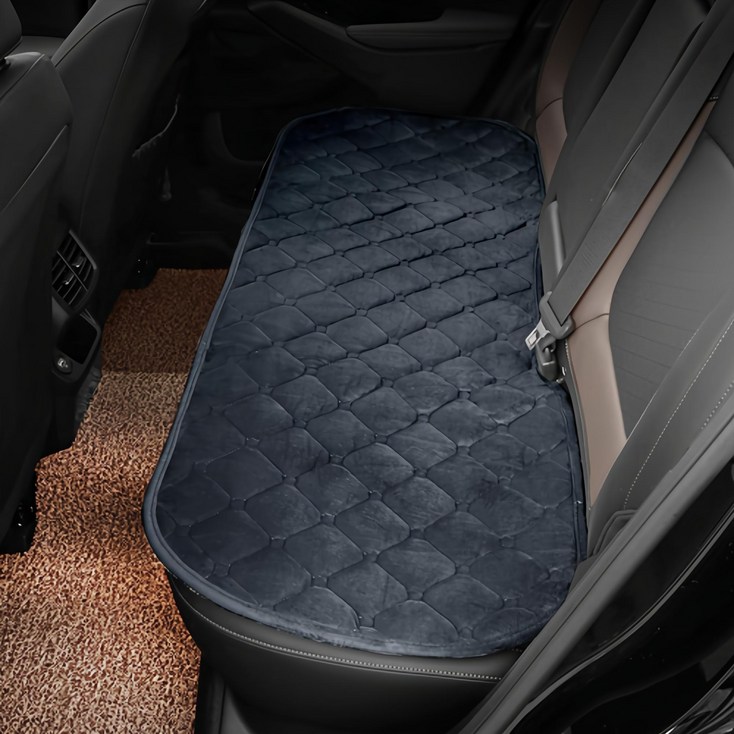 엑스핏 르블랑 초극세사 겨울 시트커버 뒷좌석 3단방석