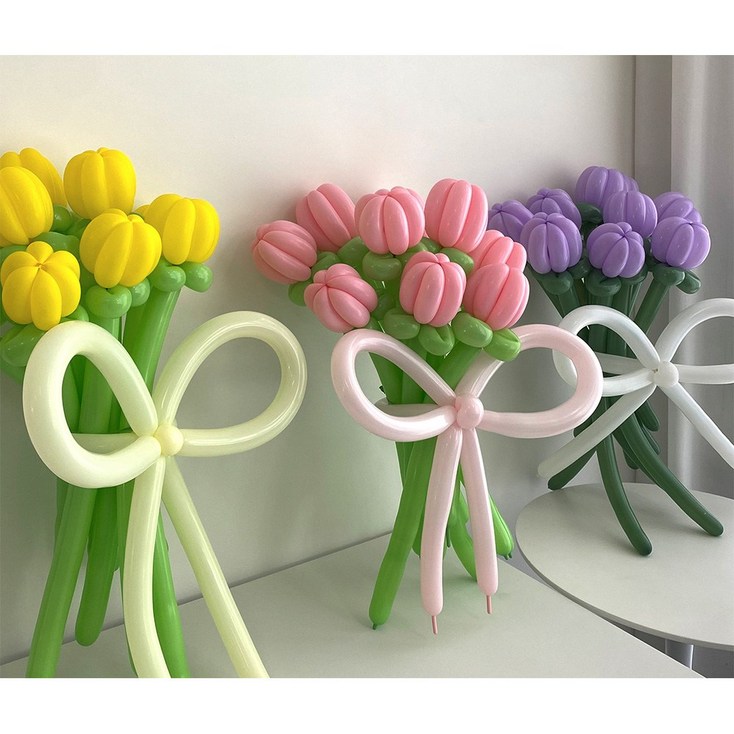 DIY 요술풍선 튤립 꽃다발 만들기 by 파티아일랜드 - 투데이밈