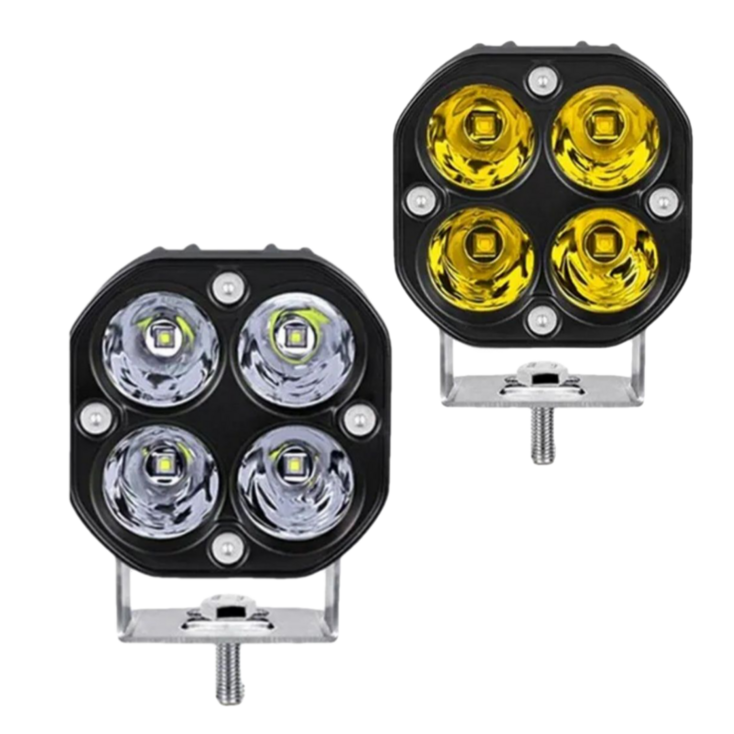 대신스토어 고출력 40W LED 써치라이트 화려한 두가지 LED 모델 / 오토바이등/낚시등/집어등/지게차/트랙터/포크레인/랭글러/차폭등/작업등/루비콘 DC 12-24V전용, 1개 - 투데이밈