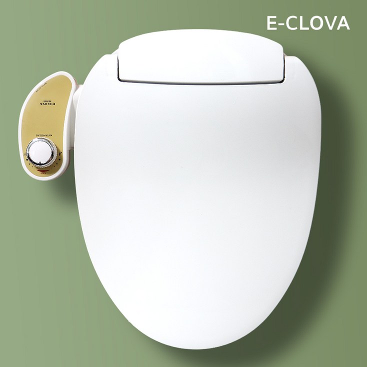 이크로바 기계식비데 무전원 냉수전용 시트일체형 수동비데 HB1800 2노즐, 고객직접설치, HB1800