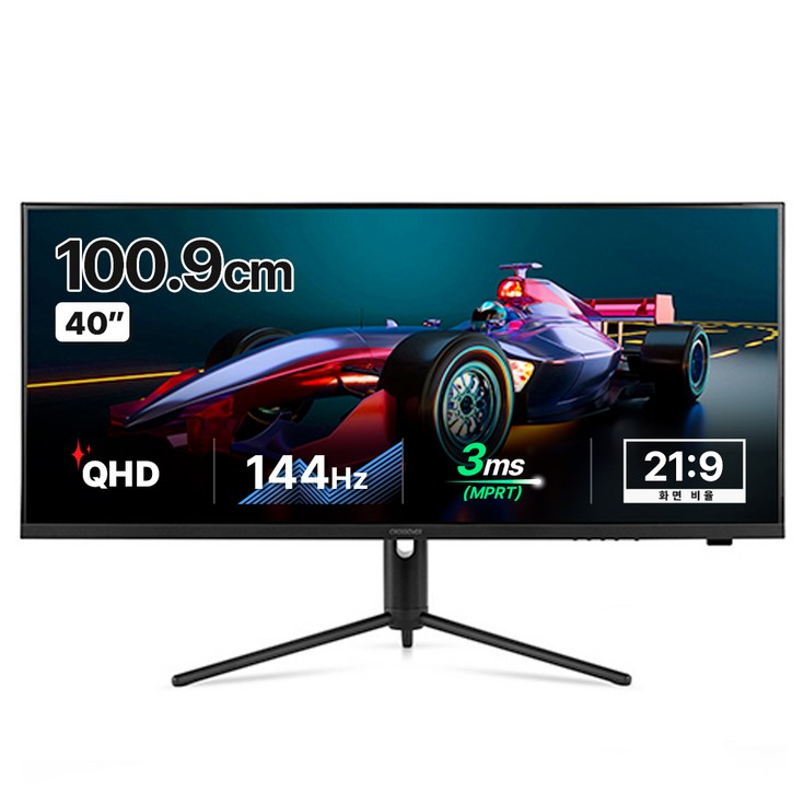 크로스오버 WQHD IPS TYPE C PD 평면 모니터