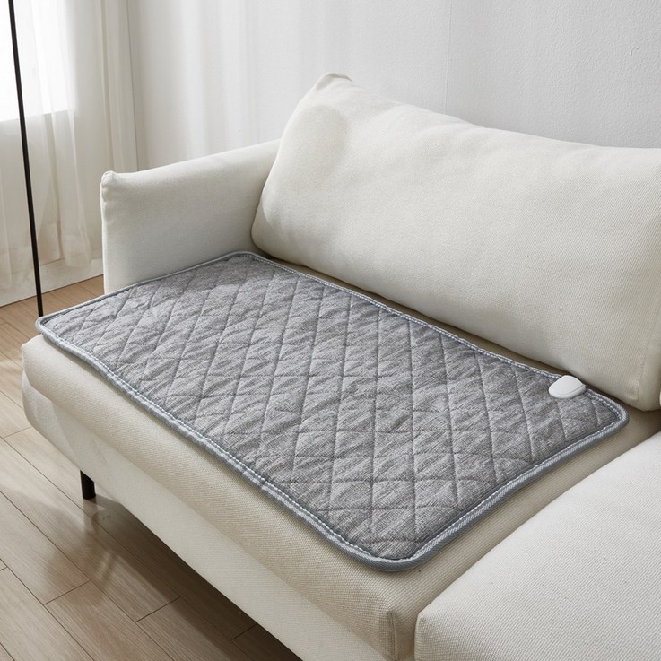 한일전기 카본탄소매트 전자파없는 무자계 캠핑 온열장판 2인 전기방석 진그레이 45x90