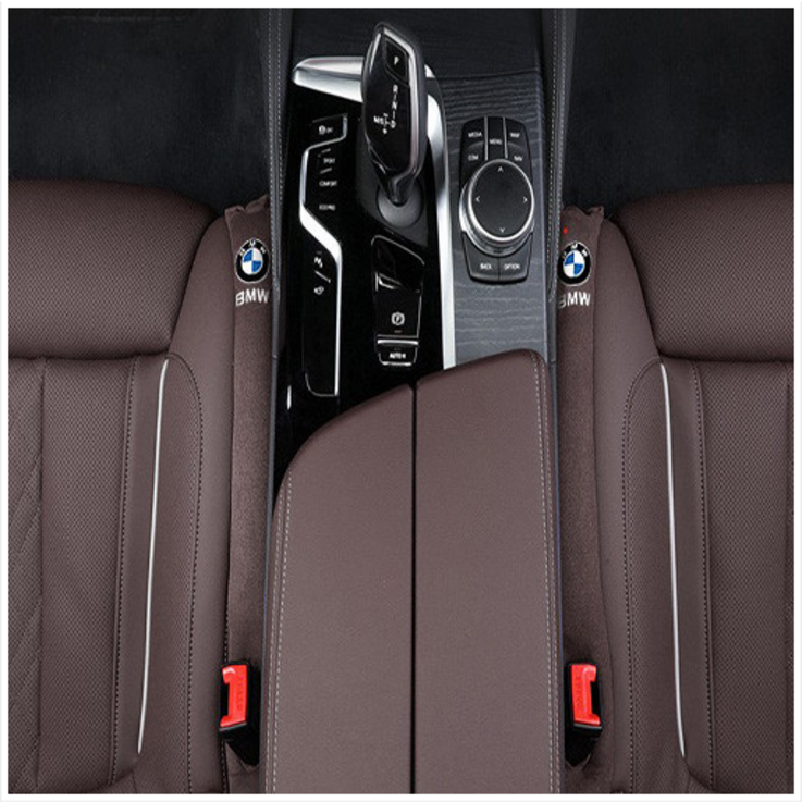 BMW 알칸타라 틈새쿠션 1P 빠짐방지 신차선물 악세사리, 1개, 블랙