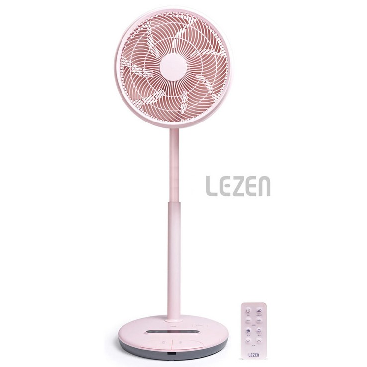 르젠 프리미엄 저소음 BLDC모터 서큘레이터 에코기능 발터치 리모컨 키높이 선풍기
