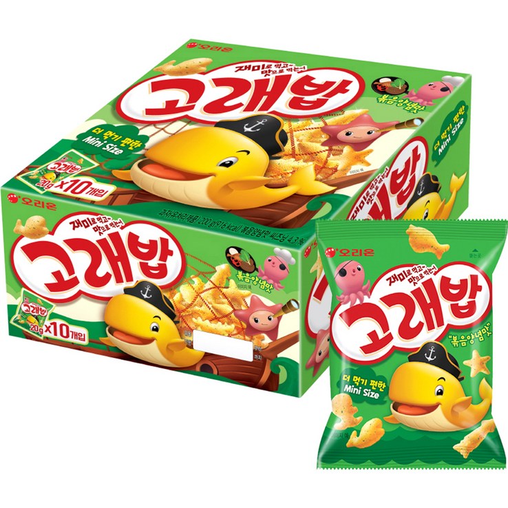 오리온 고래밥 볶음양념맛 미니사이즈 오리온 고래밥 볶음양념맛 미니사이즈