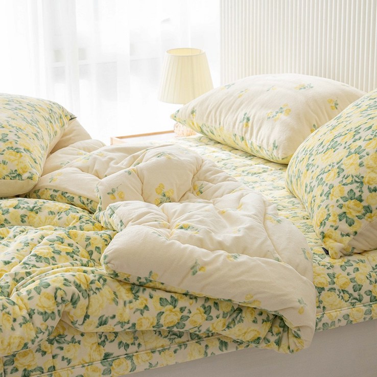 러브 3mm 극세사 차렵이불