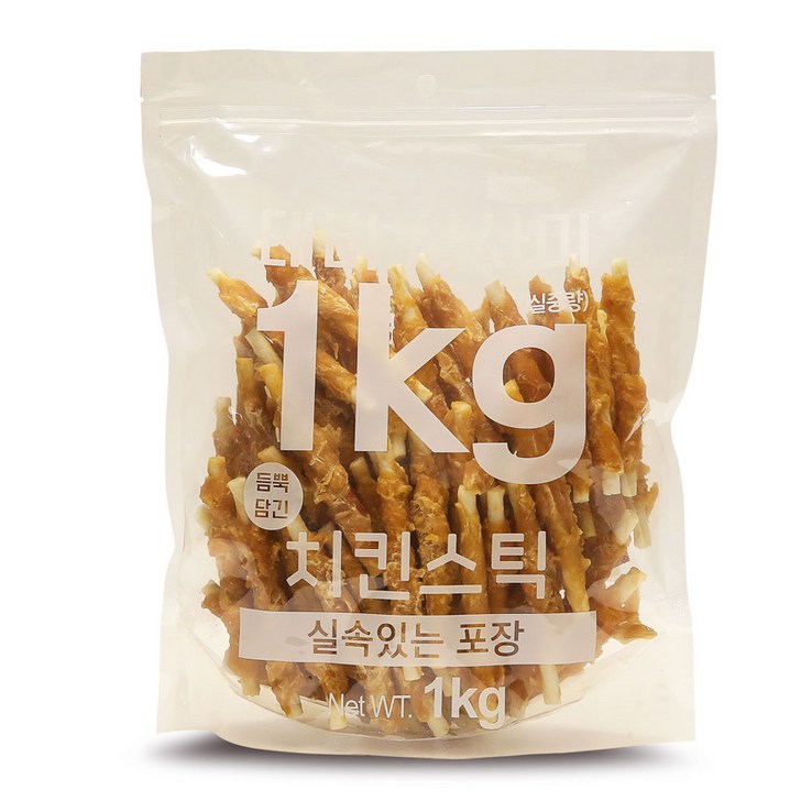 테비사사미 치킨스틱 1kg 강아지 간식 대용량 1kg
