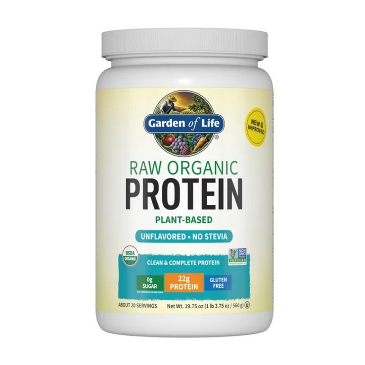 [대량세트] 가든오브라이프 유기농 식물성 프로틴 단백질 쉐이크 3개 세트, 560g, 3개