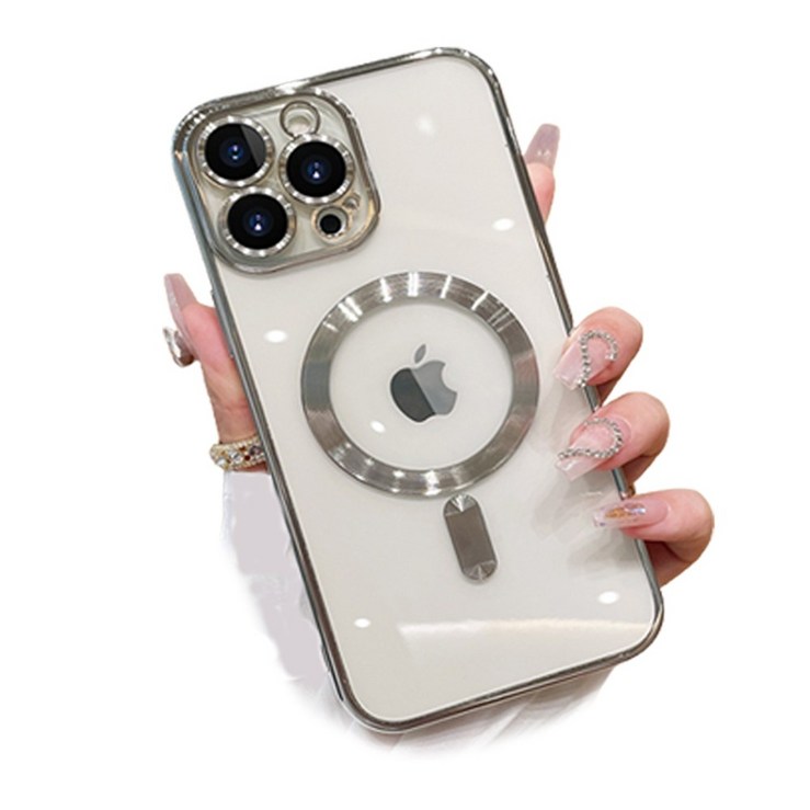 [셀러스토리] 아이폰 14 맥세이프 카메라 렌즈 보호 및 전기이온도금 메탈 케이스 20230605