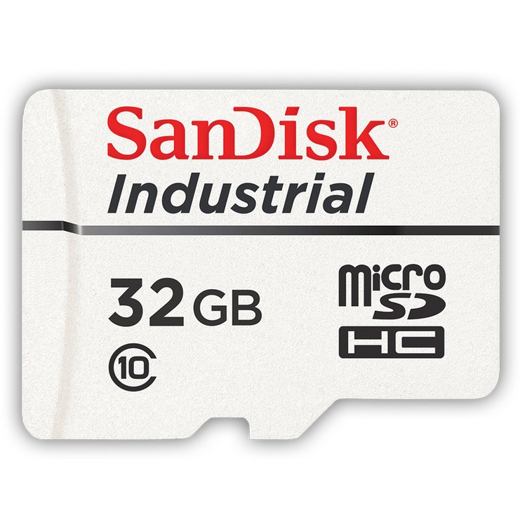 샌디스크 마이크로 SD 메모리 카드 블랙박스 CCTV 서버 32GB 인더스트리얼 산업용 공장, 32GB
