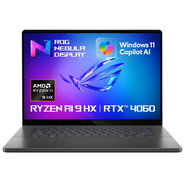 에이수스 2024 ROG 제피러스 G16 라이젠9 라이젠 AI 300시리즈 지포스 RTX 4060