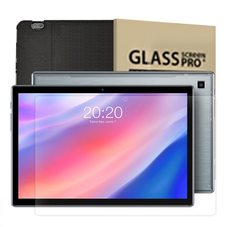 태클라스트 P20HD 옥타코어 태블릿PC + 강화유리필름 + 케이스 블랙