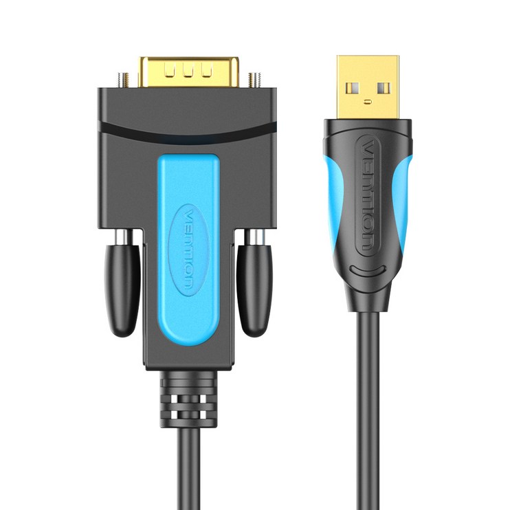 벤션 USB2.0 to RS232 시리얼 변환 컨버터 케이블, 3m, 1개 벤션 USB2.0 to RS232 시리얼 변환 컨버터 케이블, 3m, 1개