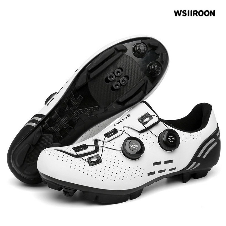 WSIIROON 자전거신발남성용 ZXC001, 흰색산지 밑바닥 WSIIROON 자전거신발남성용 ZXC001, 흰색산지 밑바닥