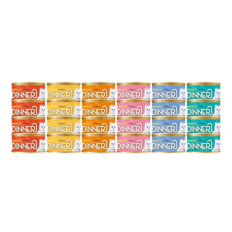 펫아띠 프리미엄 디너캔 고양이용 85g, 24개 펫아띠 프리미엄 디너캔 고양이용 85g, 24개