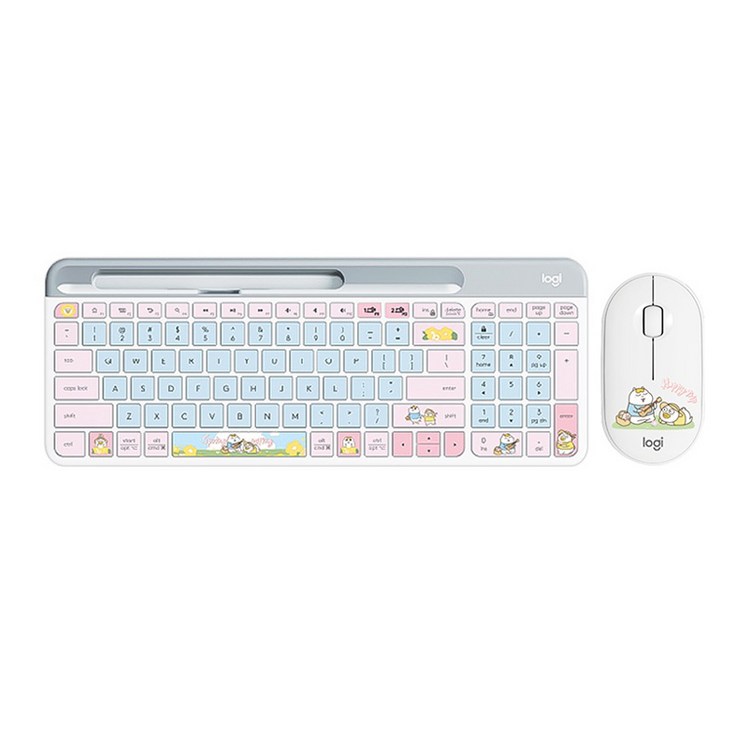 로지텍 사쿠라 블루투스 무선 마우스 키보드 세트 K580, 핑크, 단일상품, 일반형 로지텍 사쿠라 블루투스 무선 마우스 키보드 세트 K580, 핑크, 단일상품, 일반형
