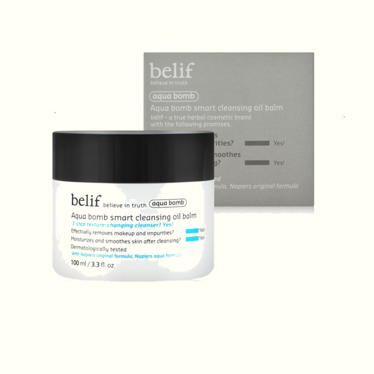 정품보장 빌리프 아쿠아 밤 스마트 클렌징 오일 밤 100ML 선물용