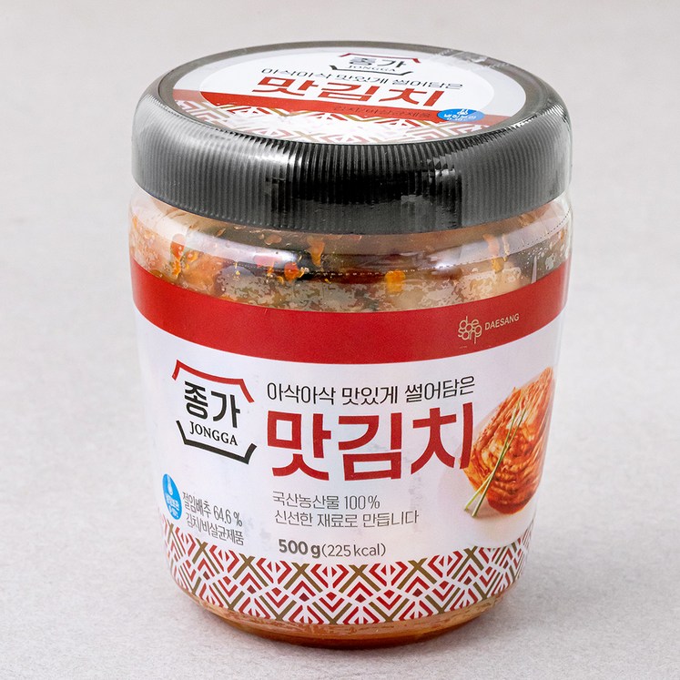 종가 맛김치, 500g, 1개 종가 맛김치, 500g, 1개