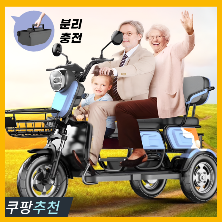 실버모터스 안전하고 잘나가는 3륜 전동스쿠터 세발 오토바이 삼륜 노인 전동차 3발 전기 바이크 자전거 실버모터스 안전하고 잘나가는 3륜 전동스쿠터 세발 오토바이 삼륜 노인 전동차 3발 전기 바이크 자전거