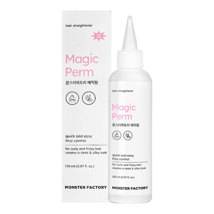 몬스터팩토리 매직펌 150ml 스트레이트, 곱슬모, 매직약