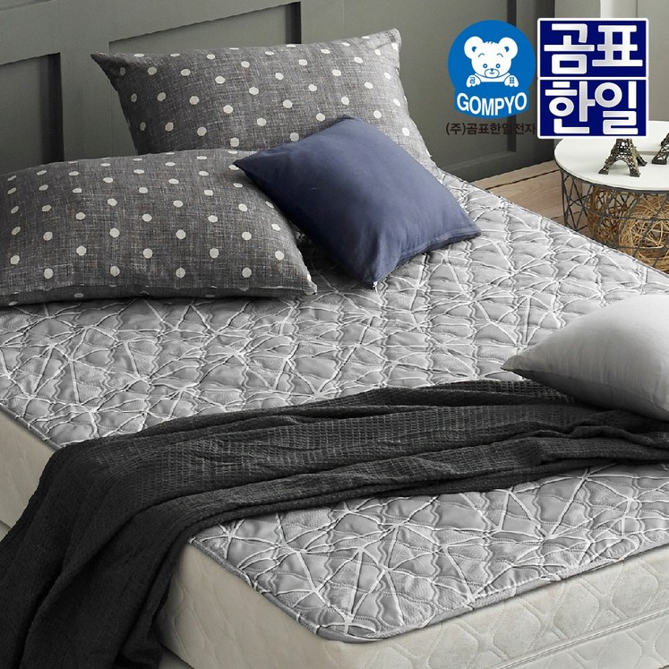 곰표한일 무자계 안심 전기요 크로크 그레이 소,중,대, 크로크그레이 대