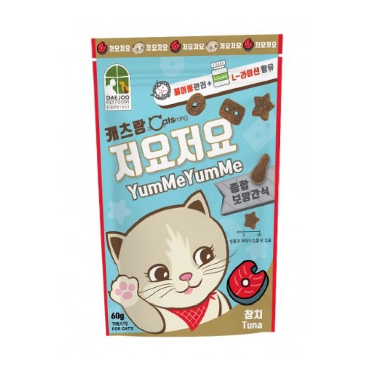 캐츠랑 저요저요 캣트릿 참치 60g, 60g, 상세페이지 참조