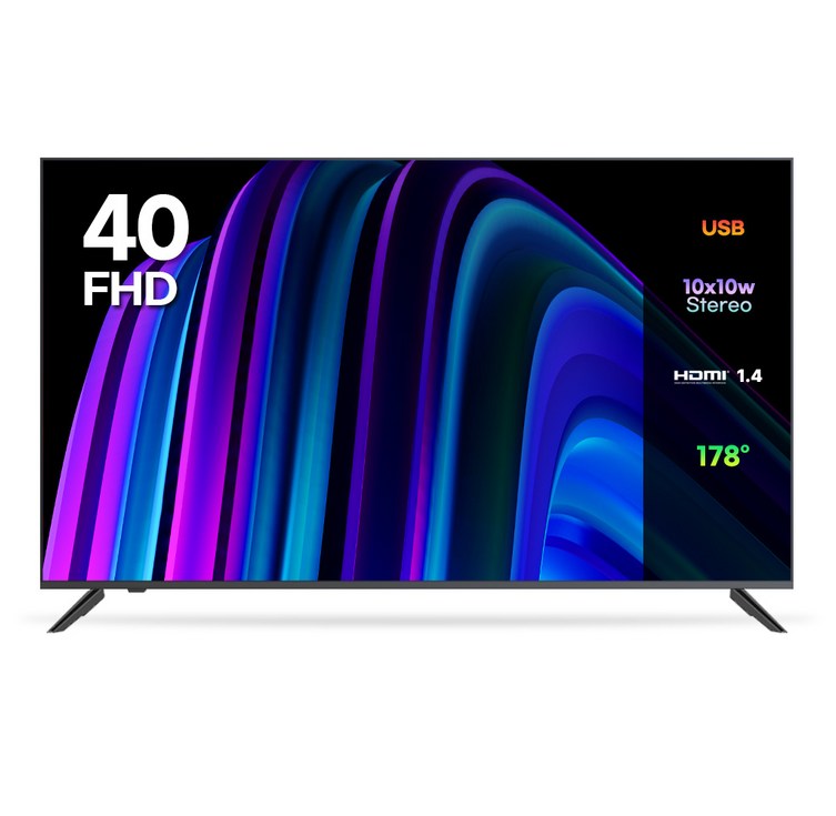 이노스 FHD LED TV 40인치 티비, 101cm40인치, E4000FC, 스탠드형, 고객직접설치