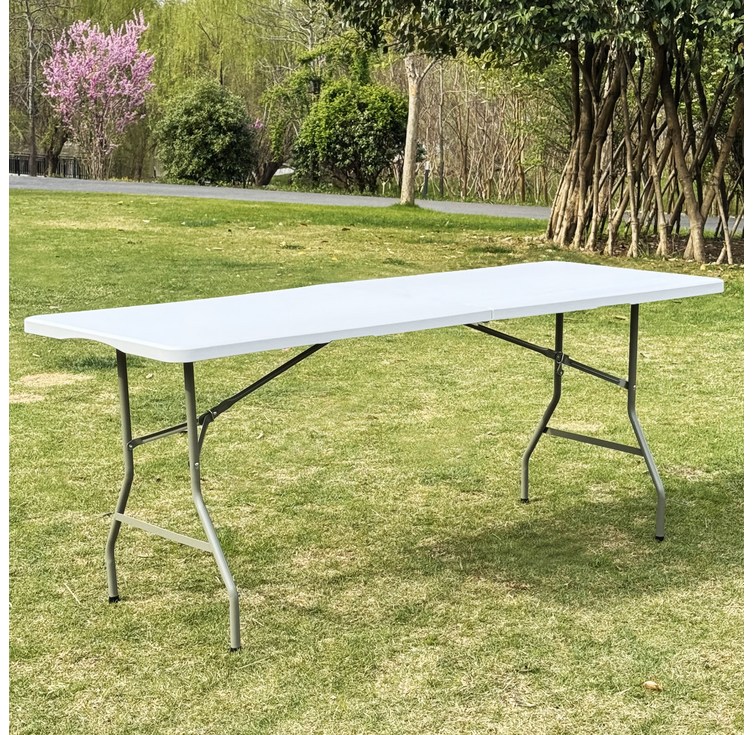 하비티 아웃도어 브로몰딩 야외폴딩 접이식 대형 테이블 1800, 화이트