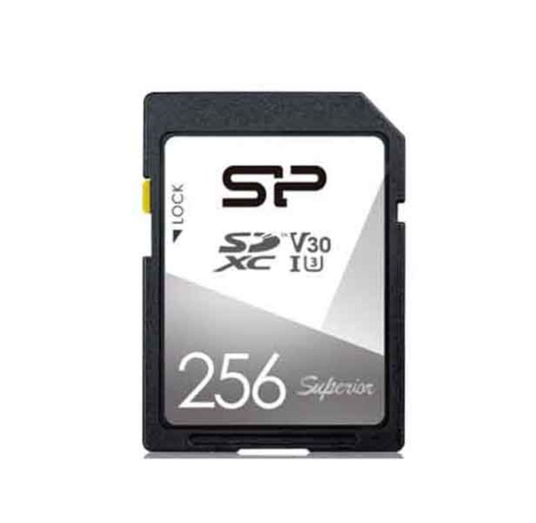 실리콘파워 SDXC UHS1 메모리카드 U3 V30, 256GB, 1개