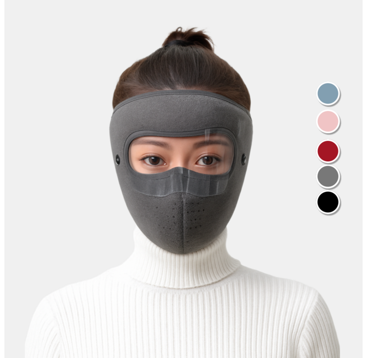 모코리빙 풀커버 안면마스크 겨울 라이딩 스키 등산 귀마개 마스크