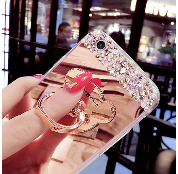 모든지 갤럭시S25엣지 케이스S937 베어핑거링큐빅케이스